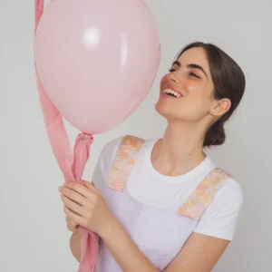Bata Maestra sin Mangas Amapola Violeta