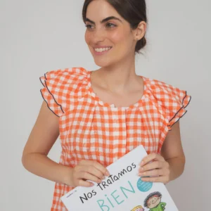 Bata Maestra sin Mangas Celinda Naranja