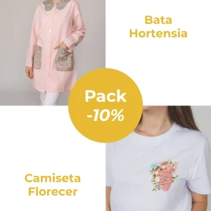 Pack Hortensia Coral + Camiseta Florecer