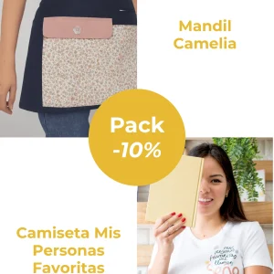 Pack Mandil Camelia + Camiseta Mis Personas Favoritas