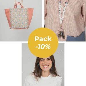 Pack Bolso Olivo + Camiseta Raíces + Lanyard Seño