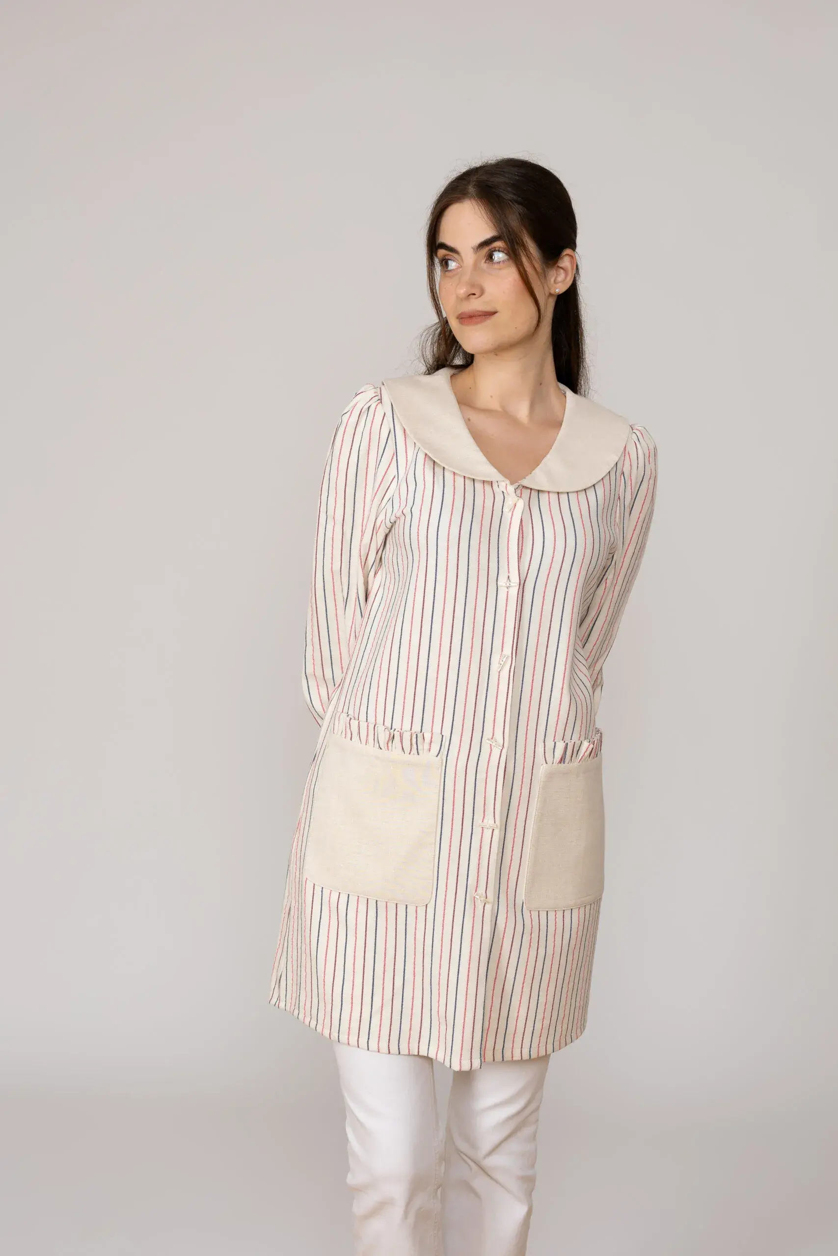 Bata con Mangas Camelia beige