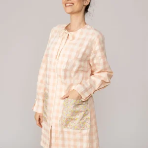 Bata con Mangas Magnolia Rosa
