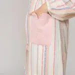 Bata con Mangas Lirio Rayas - Imagen 3