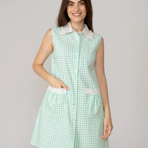 Bata sin Mangas Melisa Verde Lima